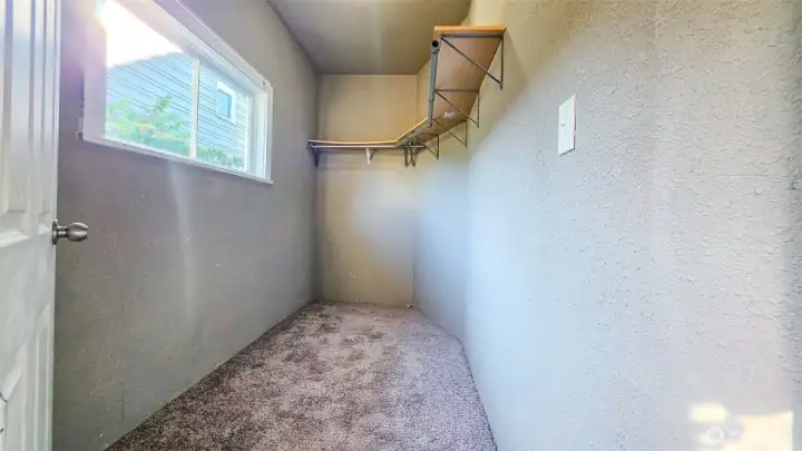 Large walk-in closet