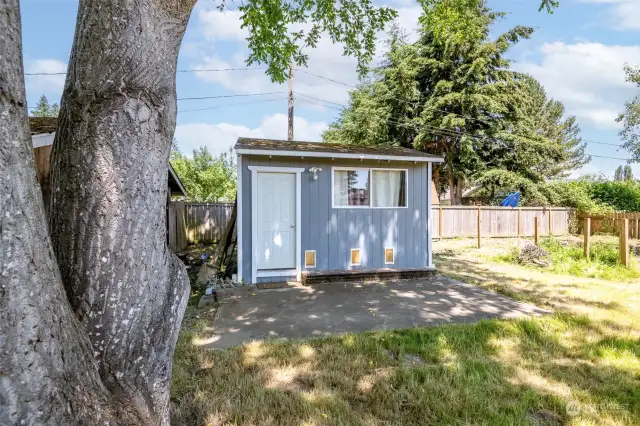 Extra outbuilding.. wait until you see the inside!