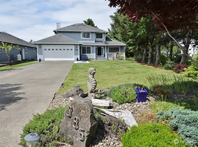 Landscaped Front Yard.