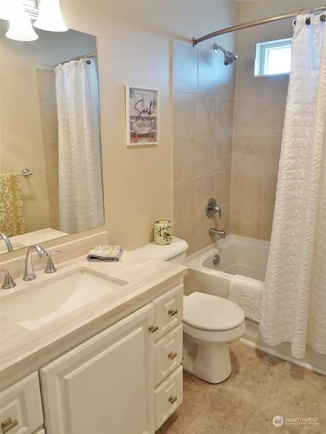 Upstairs Guest Bathroom.