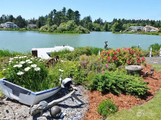 Beautifully Landscaped.  View of one of the uninhabitable island.