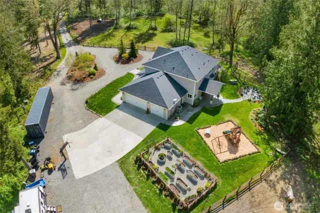 Overhead view