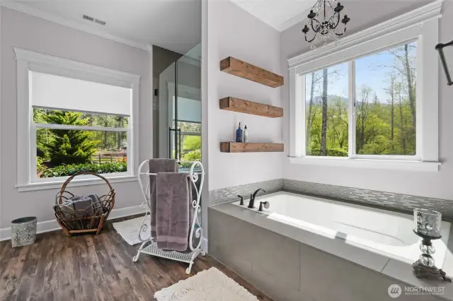Main floor primary bathroom.