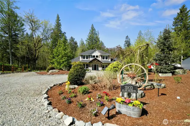 Professional landscaped gardens