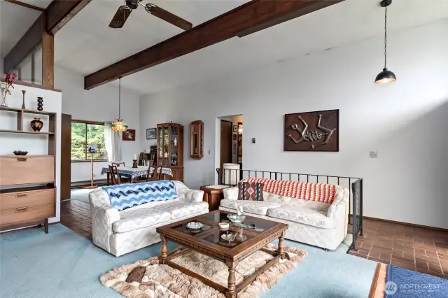 Vaulted ceiling
