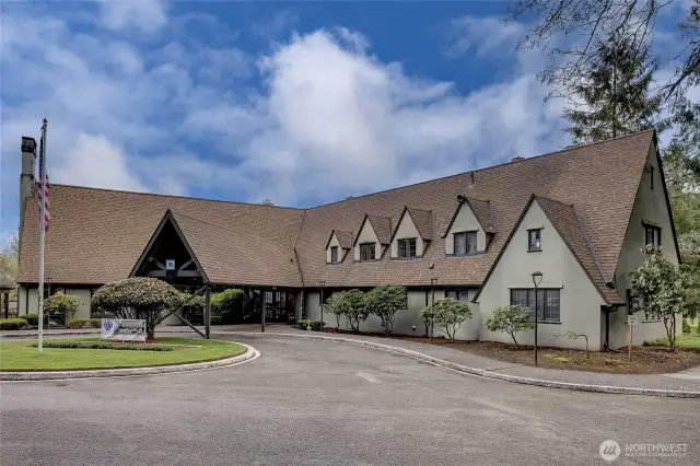 Main club house that is old school chic in the best way!
