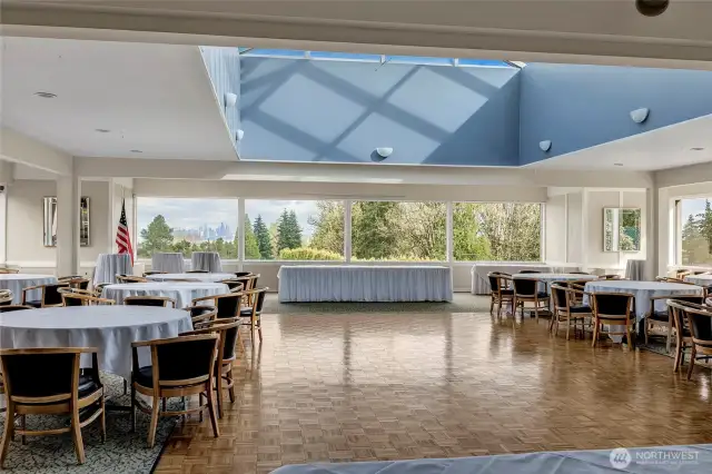 Banquet room available to reserve for the members