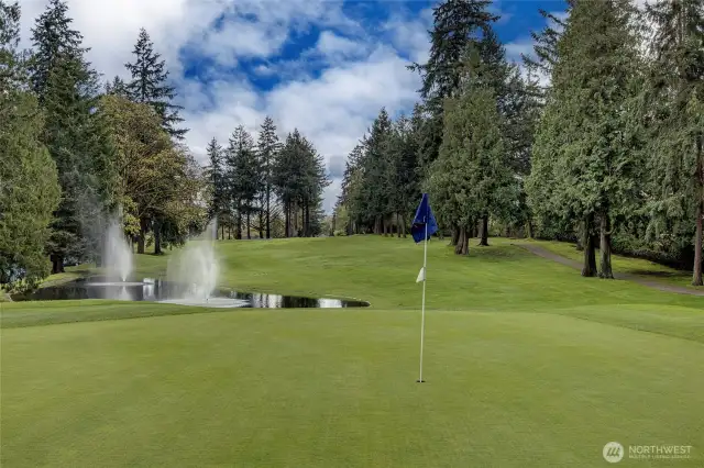 There is something amazing about being out on a golf course