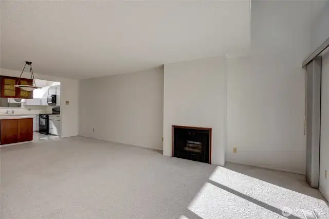 Open concept here that allows for creativity and maximum sight lines throughout
