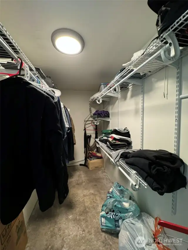 Closet located in Laundry room and half bathroom