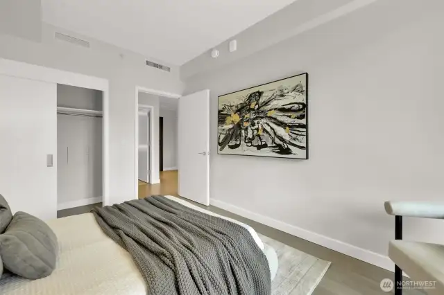Bedroom big enough for king size bed