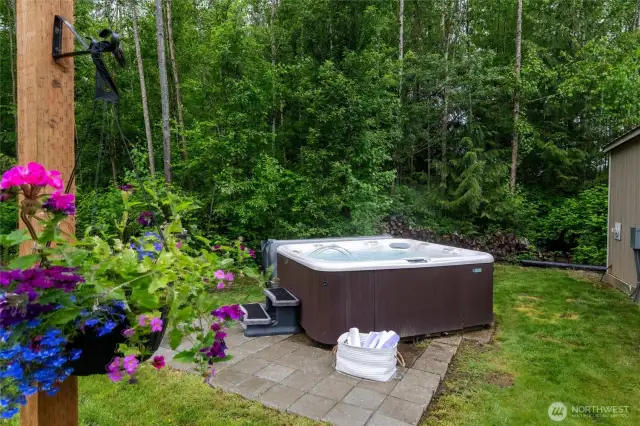 The hot tub provides the perfect place to unwind after a long day or work or provides the perfect escape for your weekend getaway.