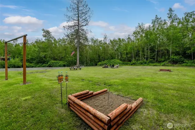 Enjoy spending the weekend camping at your new property, with horseshoes, a hot tub, water and power on site. Plus with the building site already cleared, there is room to invite all your friends!