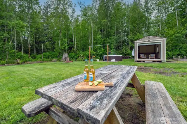 Well appointed with amenities for convenience, you'll be set up to enjoy this property immediately upon closing while you work on building your dream home.