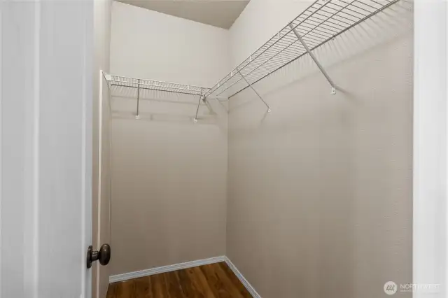 Primary Suite walk-in closet