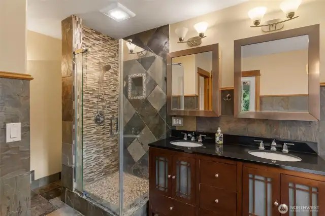 Heated floors!