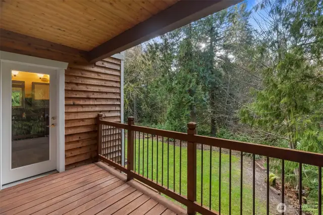 balcony off the primary bedroom