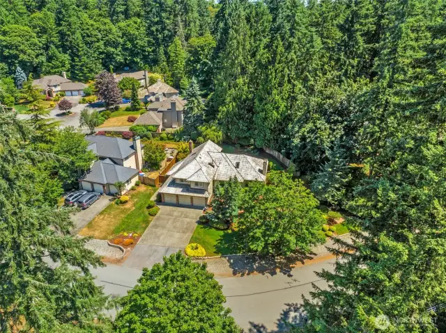 This home is the first one in the neighborhood when you come in.