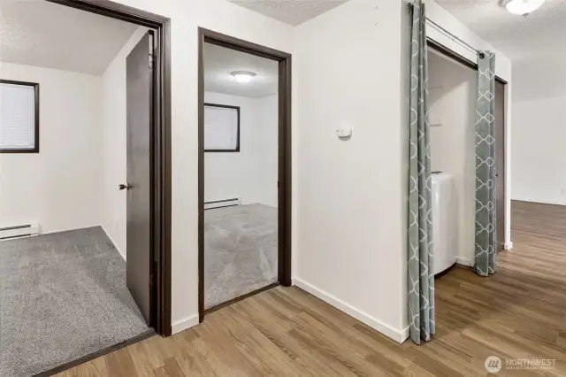 Bedrooms 2 and 3.