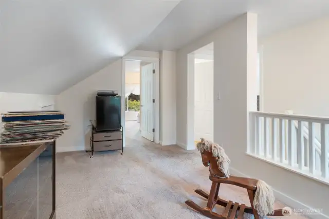 Main house upper level loft.
