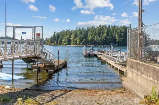 Boat Launch One Block Away