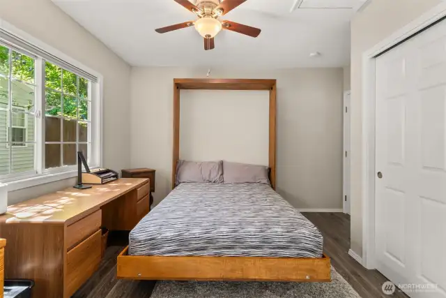 Murphy bed in 3rd Bedroom used as Den