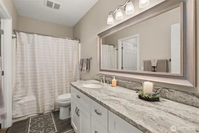 Bath off 2nd Bedroom across hall from 3rd Bedroom