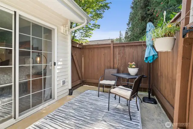 Rear Patio