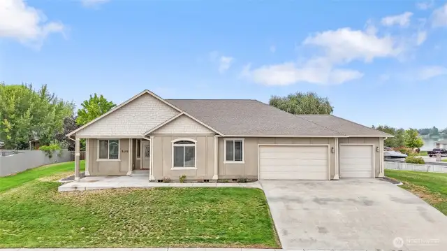 Front of home- virtually painted to match new color
