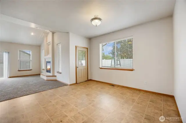 Dining Room and Living Room