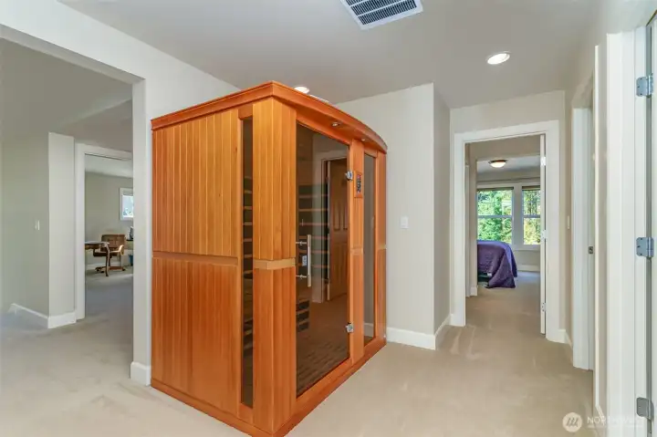 Sauna retreat awaits.