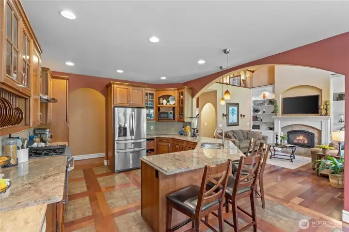 open concept kitchen