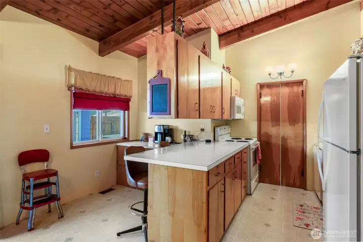 Kitchen with coffee nook