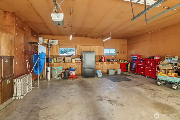 Detached two car garage