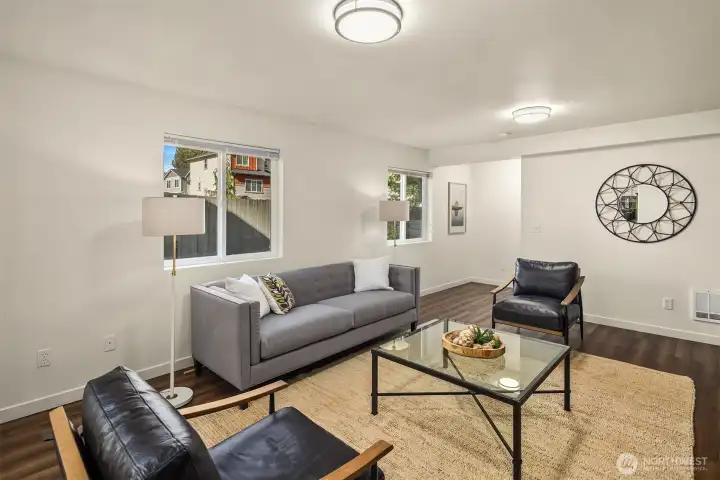 Can easily add an exterior door here to lead directly into garden if desired.