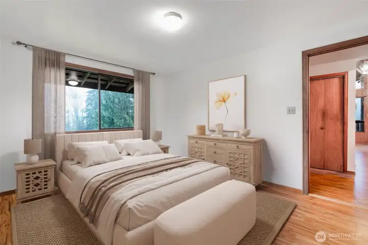 Bedroom 1  Main  Virtually Staged