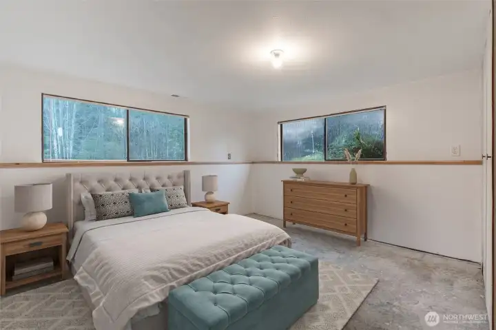 Bedroom 3   Lower  Virtually Staged