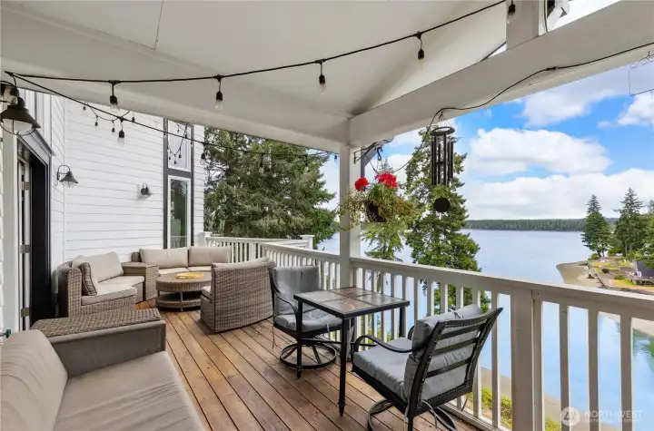 After the BBQ sit and gaze out to the view