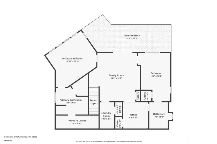 Basement floor plan Basement floor plan