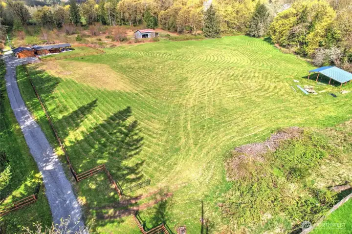 Bring your animal or just enjoy watching the deer graze in the pasture