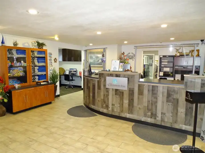 Canterbury Inn Lobby.