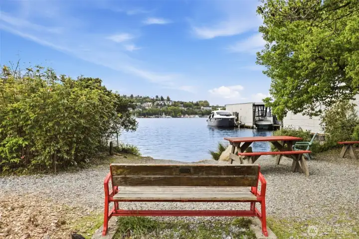 Put your kayak or paddle board into the lake