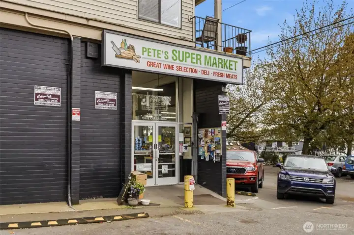 Enjoy Pete's amazing wine selections 5 min walk from TH