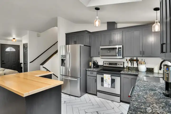Beautifully updated kitchen.