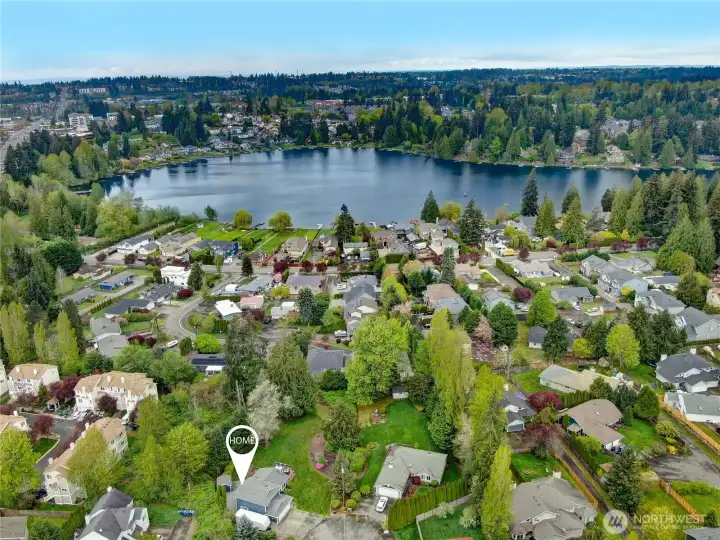 Just a short distance to Martha Lake!