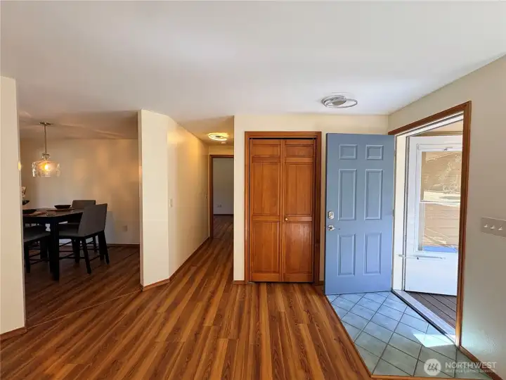 Hallway to Laundry/Garage/Primary