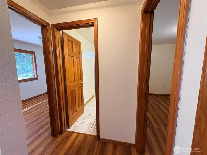 2 Guest Bedrooms & Center is Guest Bathroom