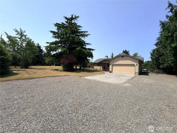 Expanded off the street parking with RV Parking on right on home