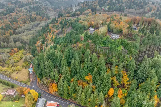 Looking approximately NW, Germany Creek Valley