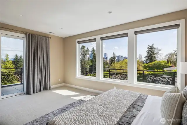 Primary bedroom with City view